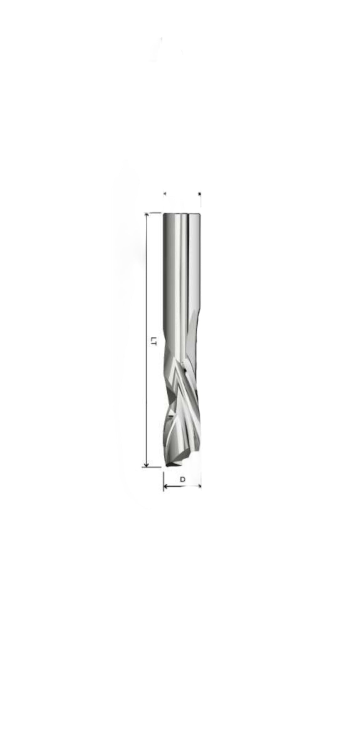 Fresa elicoidale Z1 +1 DUA LCUT