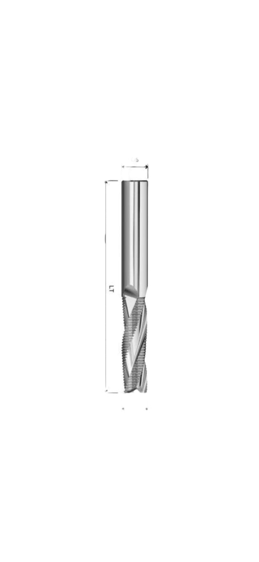 Fresa elicoidale Z3 RT 1,00 negativa per legno