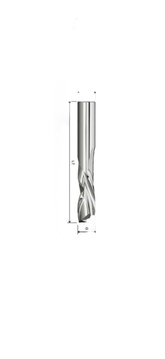 Fresa elicoidale Z1 +1 DUA LCUT